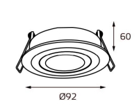 Встраиваемый светильник от Lustrof 769438 - 422680