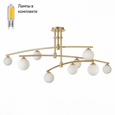 Люстра потолочная с Led лампочками в комплекте ST Luce SL1208.302.09+Lamps 