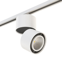 A1T214850 Однофазный LED светильник 40W 4000К для трека Forte Muro Lightstar (комплект из 592066+214850)