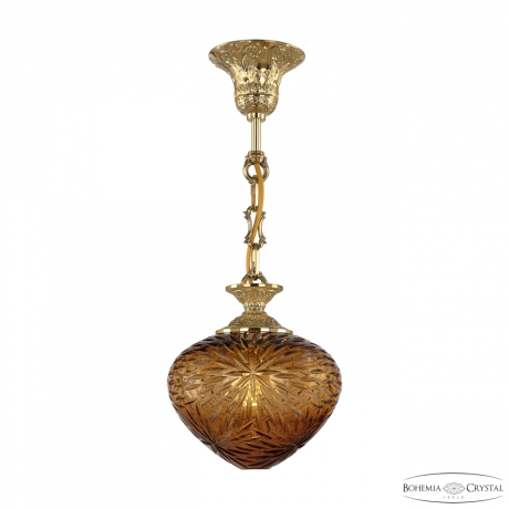 Подвесной светильник Bohemia Ivele Crystal 7003P 7003P/18 G Amber/H-1A 