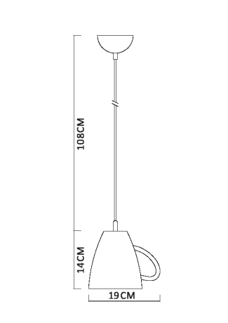 Подвесной светильник A6605SP-1RD Arte Lamp 