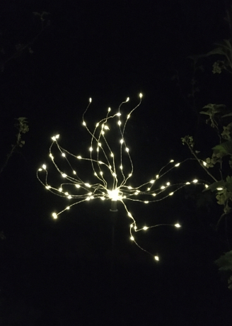 Садовый светильник Фейерверк на солнечной батарее ERAUF024-01 (Б0044216)