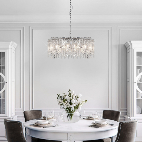 Подвесная люстра с хрусталем Eurosvet Blitz 60159 (a065322) 