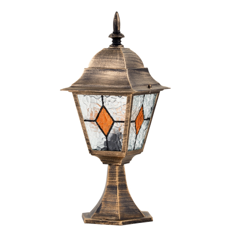 Уличный ландшафтный фонарь с лампочкой Arte lamp A1541FN-1BN+Lamps
