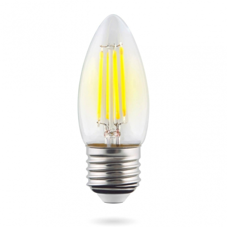 Нарушена упаковка!  <155224> Филаментная светодиодная лампа E27 6W 4000К (белый) Crystal Voltega 7029