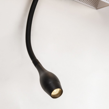 Настенный светильник  белого цвета с поворотным плафоном, выключателем 9W 4000К от GETOGAZOV FAMILY 