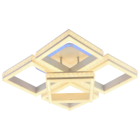 Потолочный диммируемый светильник с пультом ДУ Profit Light 6000/4+1 WHT 280W+8W RGB