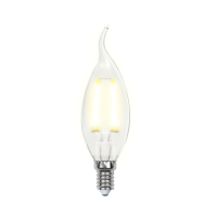Филаментная светодиодная лампа E14 7,5W 3000K (теплый) Uniel LED-CW35-7.5W-WW-E14-CL GLA01TR (UL-00003248)