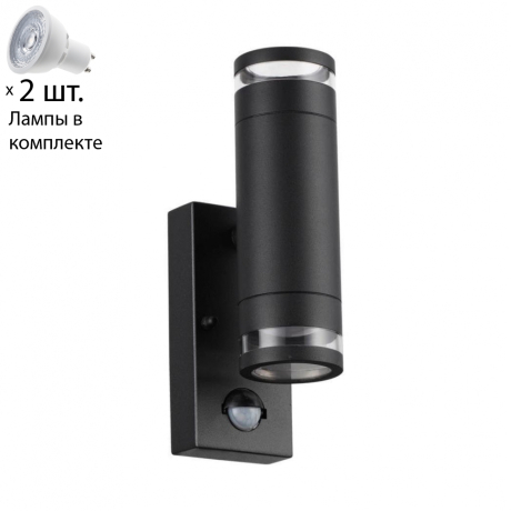 Архитектурный уличный светильник с лампочками Odeon 6605/2W+Lamps