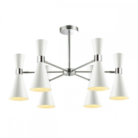 Люстра на штанге со светодиодными лампочками E14, комплект от Lustrof. №123196-627263