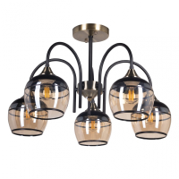 Люстра на штанге с лампочками DeMarkt 315015605+Lamps