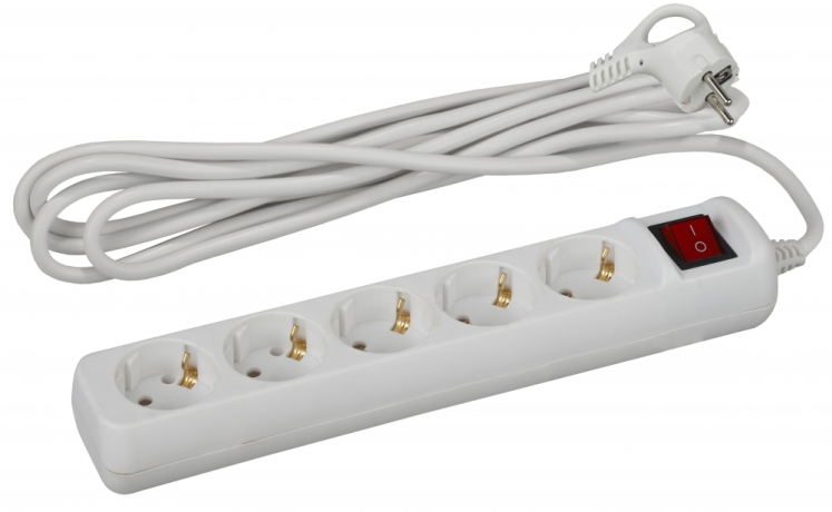 Удлинитель ЭРА U-5es-5m-3x1 Б0028383