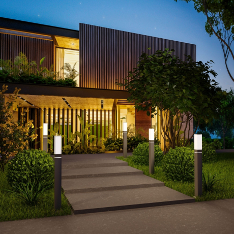 Уличный ландшафтный светильник Elektrostandard 1537 TECHNO LED серый (a052861)