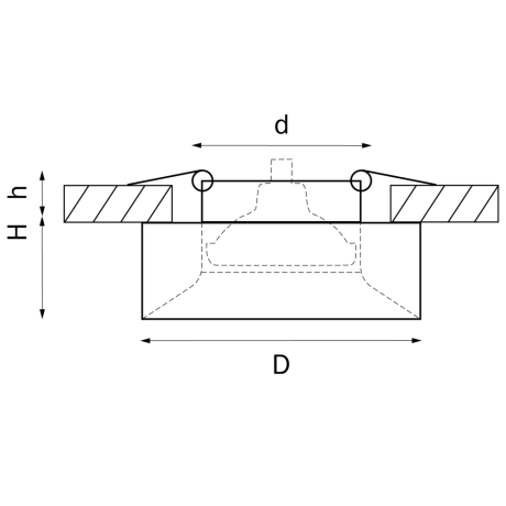 Встраиваемый светильник Lightstar Levigo L01002327 