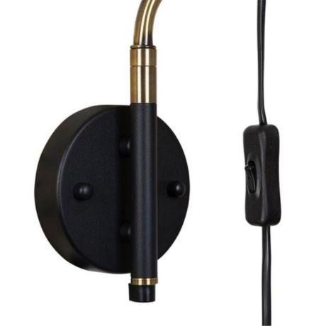 Бра Arte Lamp Zetta A7055AP-1BK 