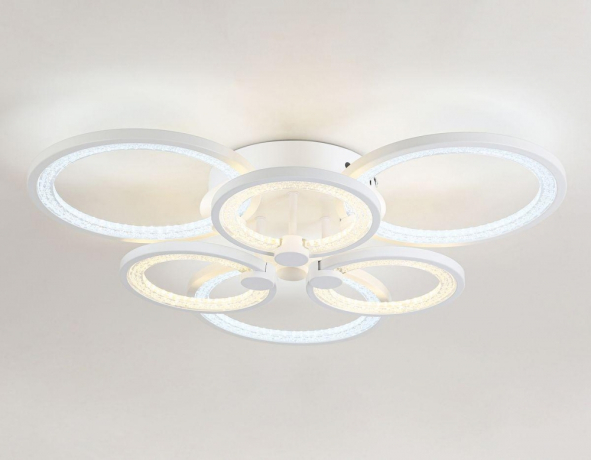 Потолочная диммируемая люстра с пультом ДУ Ambrella light Original FA4085 