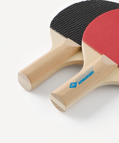 Нарушена упаковка!  <772249> Набор для настольного тенниса Tischtennis-Mini-Set, 2 детские ракетки, 3 мяча, сетка Donic ЦБ-00004525