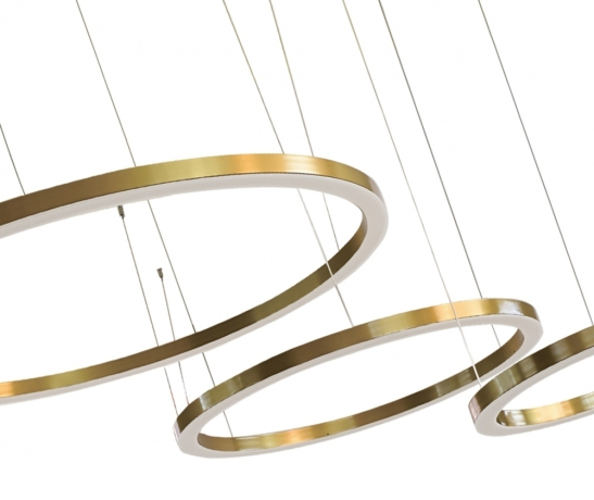 Подвесная светодиодная люстра с пультом ДУ Kink Light Тор 08253,36PA(3000K) 