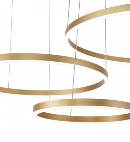 Подвесной светильник Indigo Galass 14001/3P Gold 