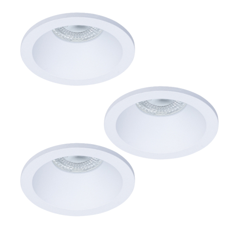 Комплект 3шт. Встраиваемый светильник Arte Lamp Helm A2869PL-1WH-3 