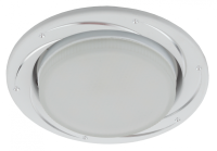 Встраиваемый светильник под лампу GX53 ЭРА KL 77 AL/WH /1 SET 5 220V 13W серебро/белый набор 5 шт Б0070933