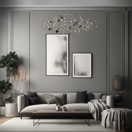 Подвесная люстра Eurosvet Uma 90369/15 черный жемчуг 