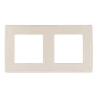 Рамка 2-постовая ЭРА 12 сатин слоновая кость 12-5102-02 Б0052510
