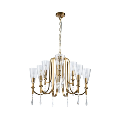 Люстра с лампочками, подвесная, комплект от Lustrof. №303272-617352 