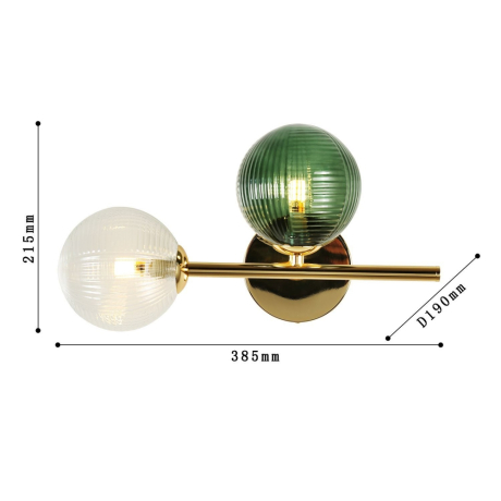 Светильник с лампочками настенный, комплект от Lustrof. №385136-617594 
