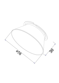 Вставка декоративная Maytoni Technical Virar C060-01BS