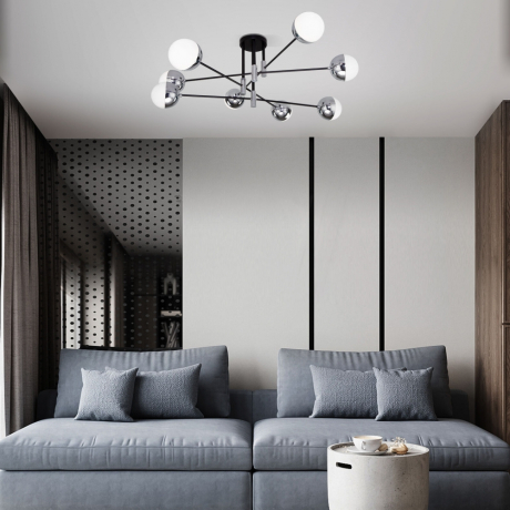 Потолочная люстра Eurosvet Nuvola 70129/8 хром (a057082) 