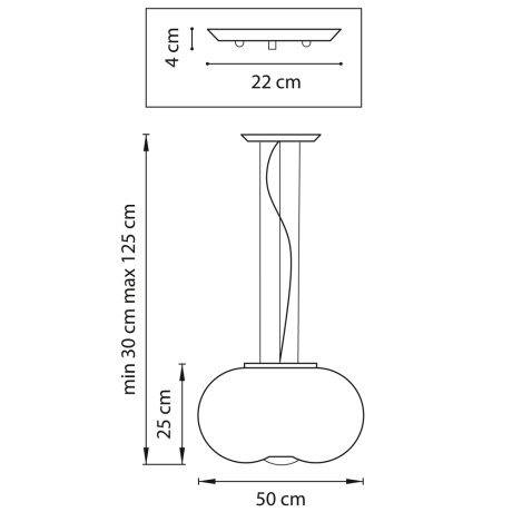801040 Подвесная люстра Lightstar с поддержкой Маруся Meringe 