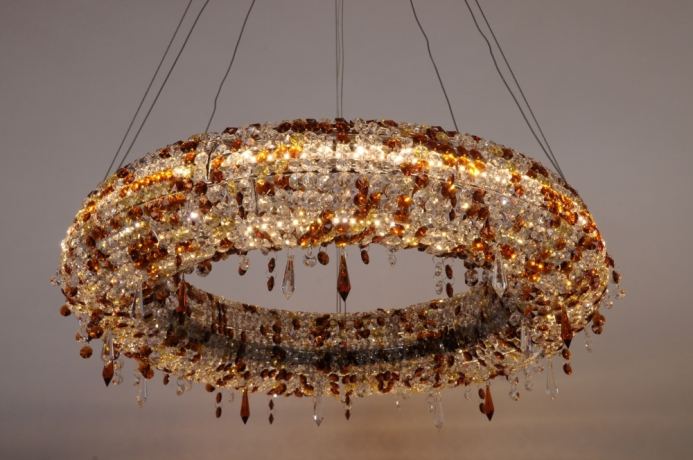 Подвесная люстра Abrasax L.8301-8 BROWN 