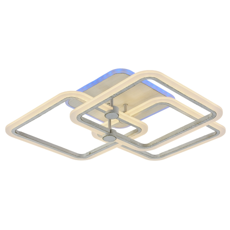 Светодиодная диммируемая люстра с ПДУ Profit Light 8001/3 PGD 108W+10W RGB 