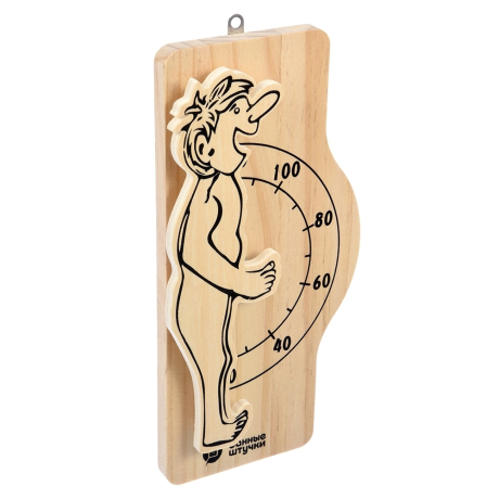 Нарушена упаковка!  <297040> Термометр ''Банщик'' 23х10х3 см для бани и сауны 18006