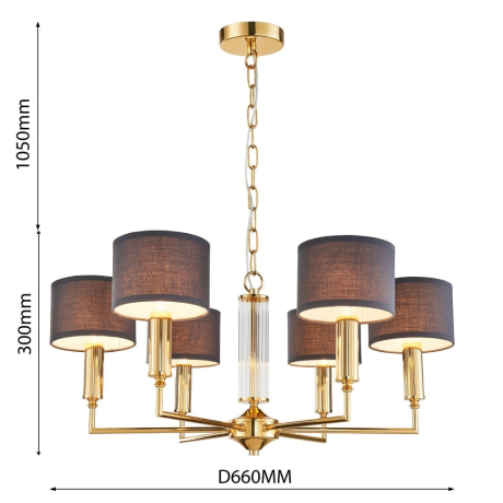2609-6P Подвесная люстра Favourite Laciness 