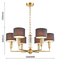 2609-6P Подвесная люстра Favourite Laciness