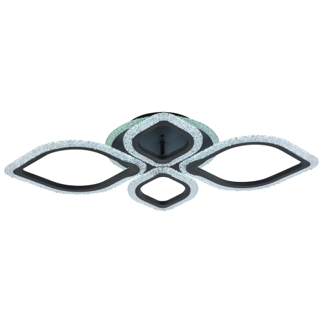 Светодиодная диммируемая люстра с ПДУ Profit Light 8018/2+2 GRP 76W+7W RGB 