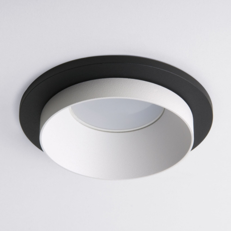 Встраиваемый светильник Elektrostandard 114 MR16 белый/черный (a053344) 