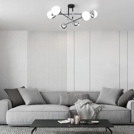 Потолочная люстра Eurosvet Nuvola 70129/6 хром (a057081) 