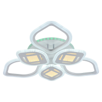 Светодиодная диммируемая люстра с ПДУ Profit Light 8439/3+3 WHT 150W+8W RGB