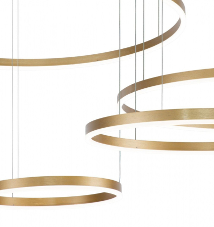 Подвесной светильник Indigo Galass 14001/4P Gold 