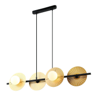 Люстра подвесная с Led лампочками в комплекте Favourite 2356-4P+Lamps