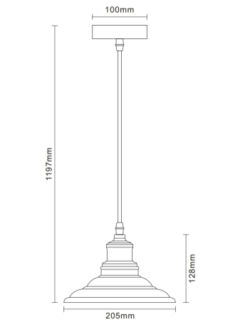 PL-600  С30 Светильник подвесной Camelion 13096 