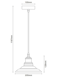 PL-600  С30 Светильник подвесной Camelion 13096