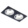 A601/2 BK Встраиваемый точечный светодиодный светильник с поворотным механизмом Ambrella light Classic 