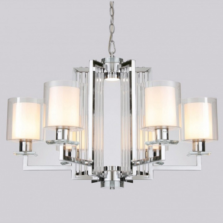 Подвесная люстра iLamp King RM6201-6 CR+CL 