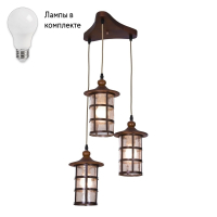 Светильник подвесной с Led лампочками в комплекте Velante 588-706-03+Lamps