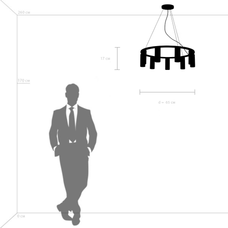Подвесная люстра Lightstar с поддержкой Алисы, Roma 718097 