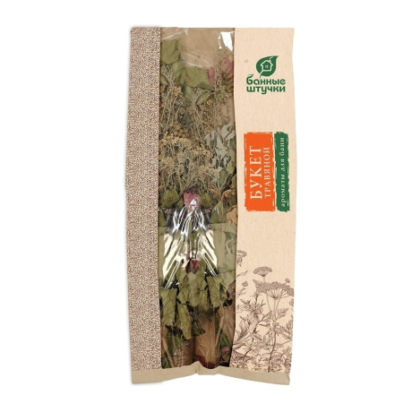 Нарушена упаковка!  <296499> Травяной букет для бани ''Тонизирующий'' '' Банные штучки'' 31170